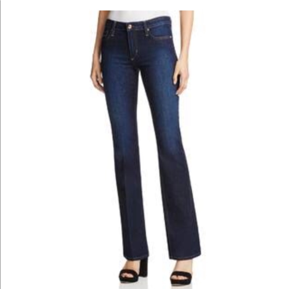 NWOT Paige brand dark wash bootcut jeans sz 27